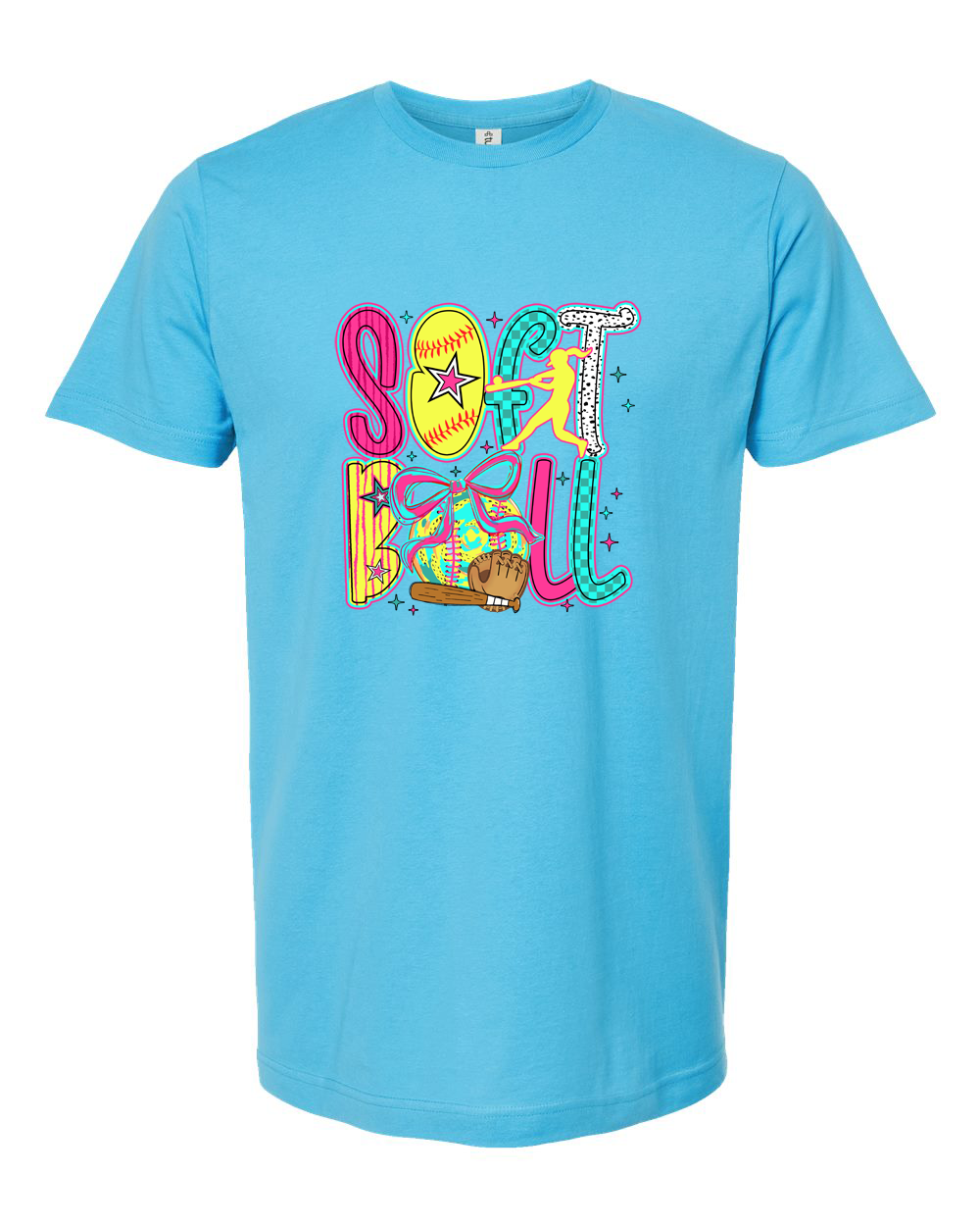 Softball Style Explosion Tee - Unisex Fine Jersey T-Shirt