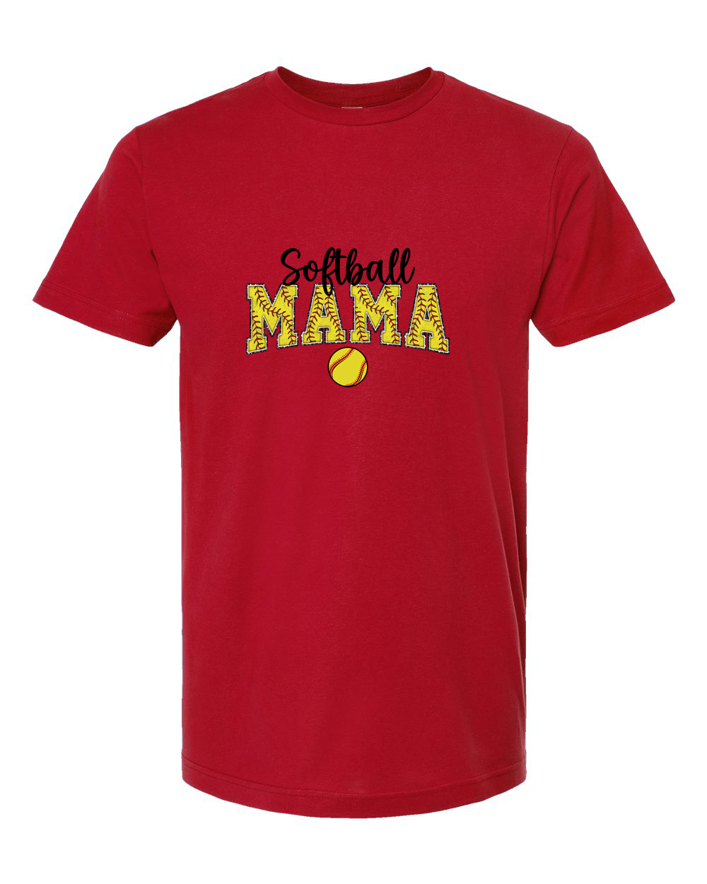 Softball Mama Power Tee - Unisex Fine Jersey T-Shirt