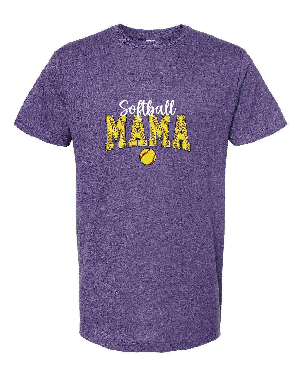 Softball Mama Bold Tee - Unisex Fine Jersey T-Shirt