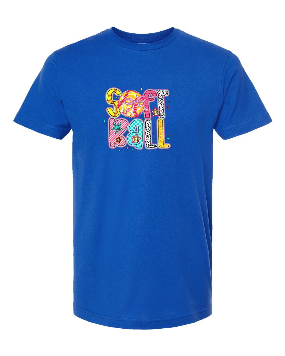 Softball Sparkle Squad Tee - Unisex Fine Jersey T-Shirt