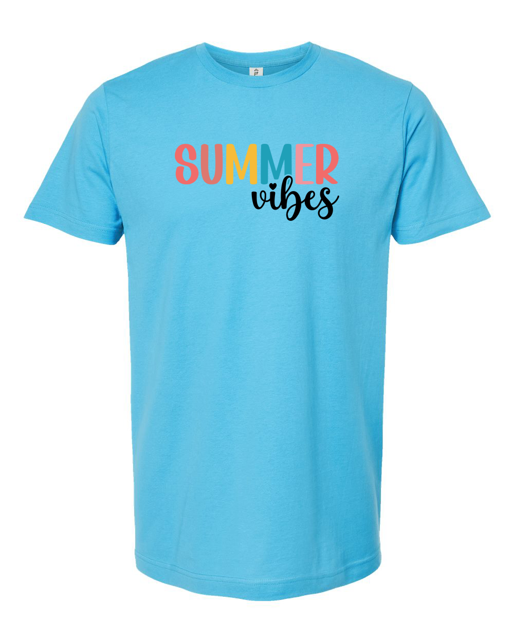 Summer Color Block Retro Tee