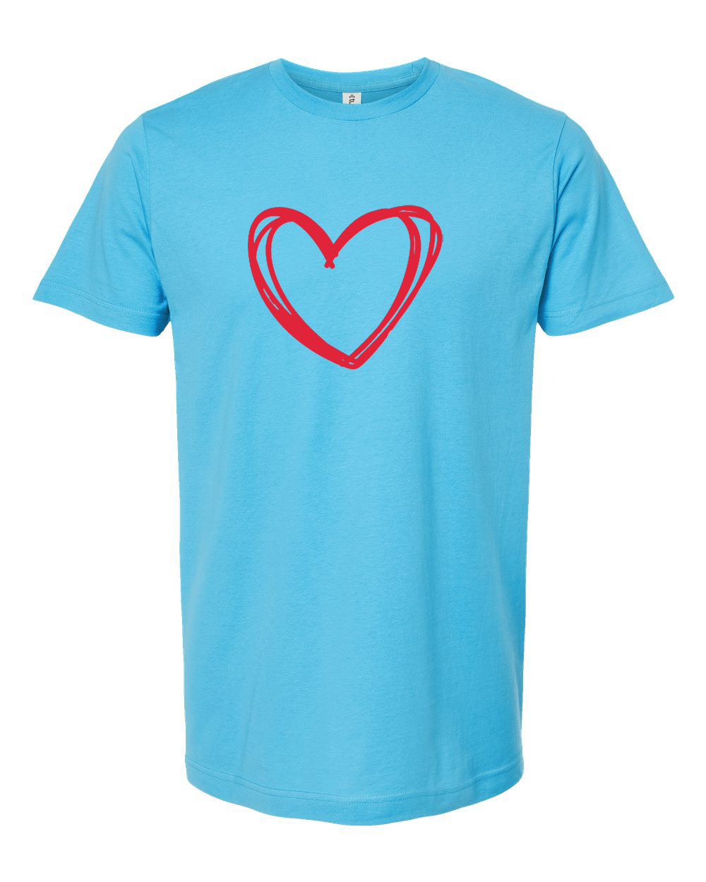 Pink Leopard Open Heart Valentine T-Shirt