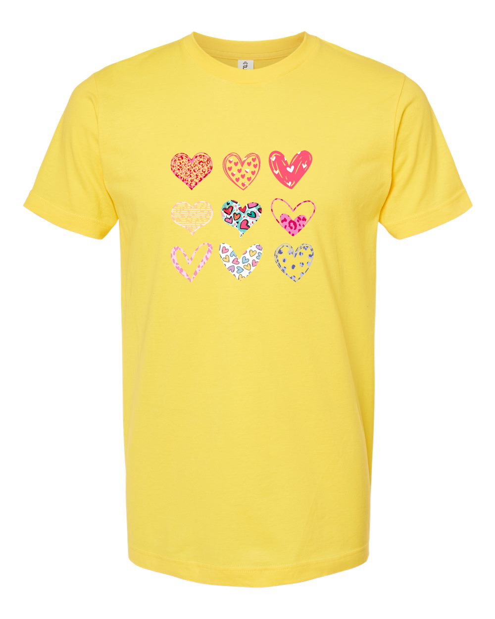 Red Painted Heart Valentine Graphic T-Shirt