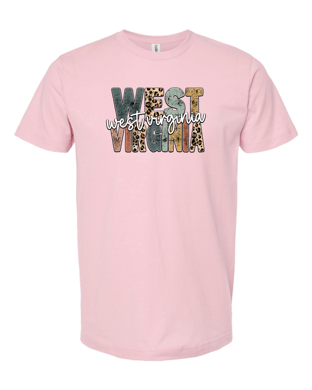 Vintage West Virginia Retro Letter Graphic Tee