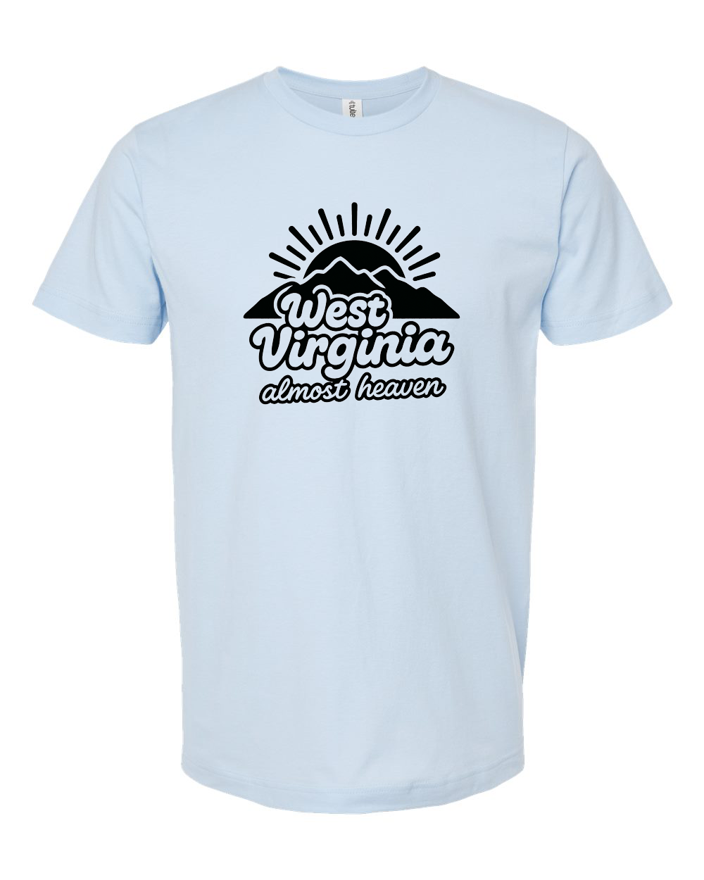 West Virginia Almost Heaven Mountain Sunrise Tee
